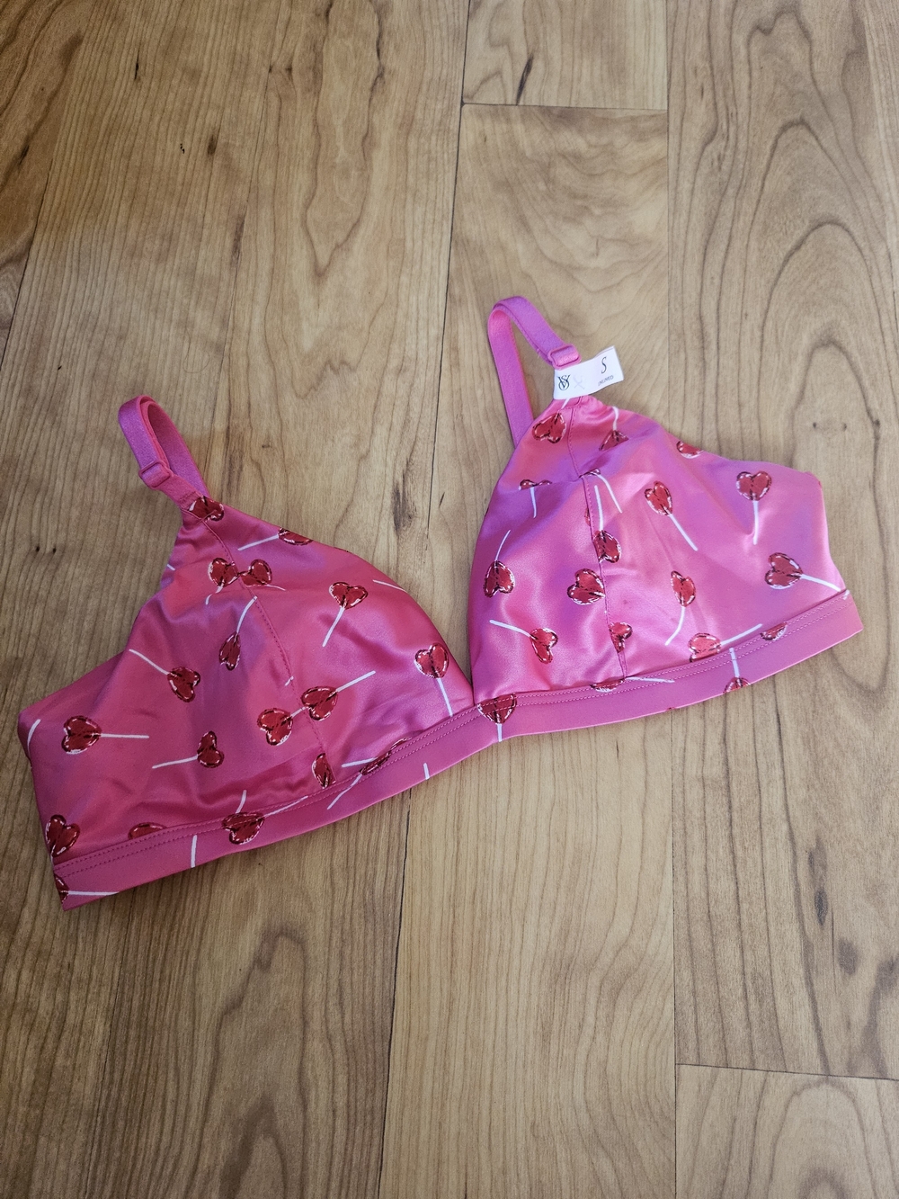 VS Bralette Heart Lollipops